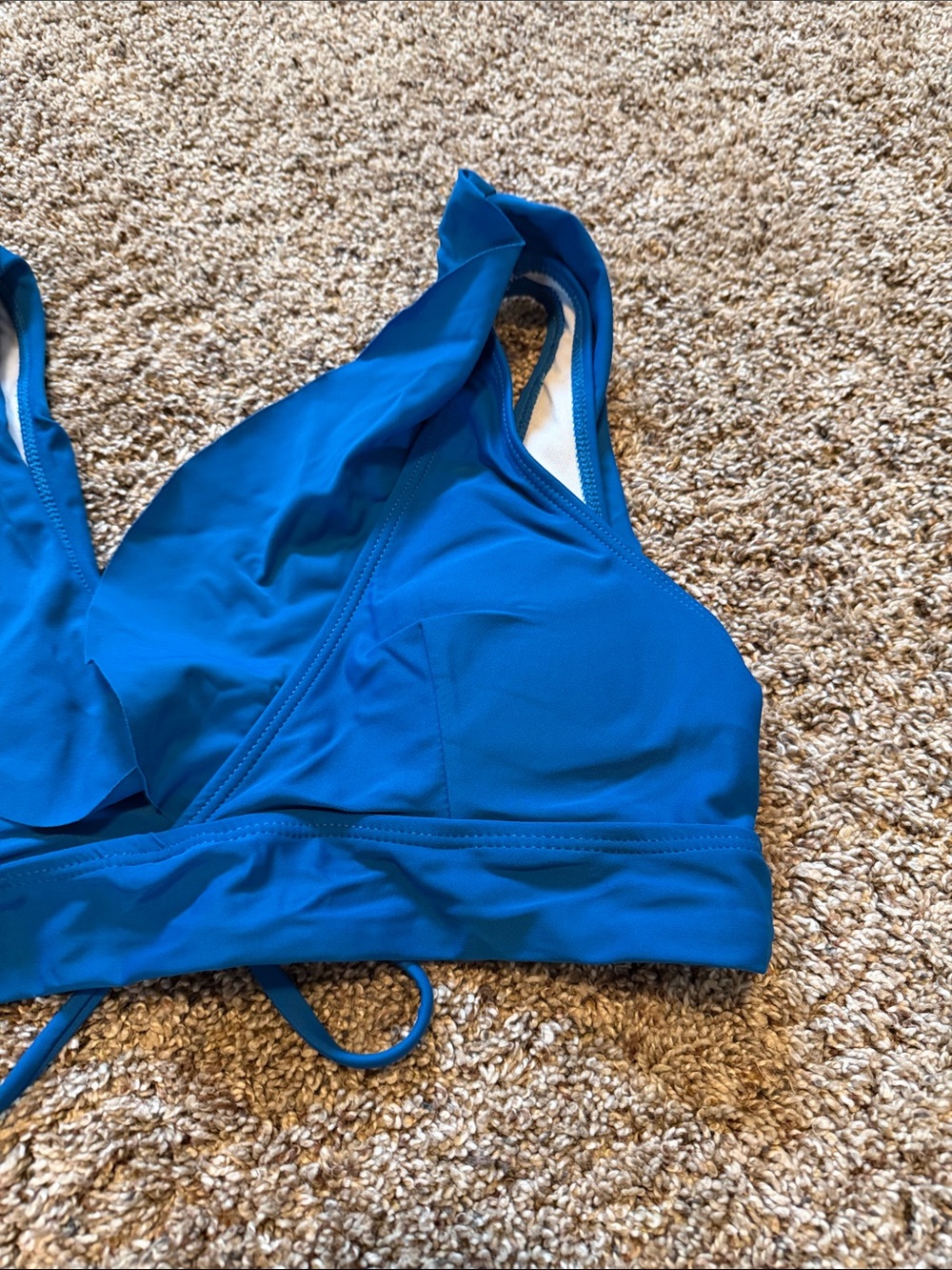 Blue Ruffled Bikini - Picture 5 of 7